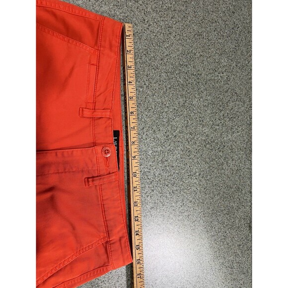 Lauren Ralph Lauren Jeans Size 6Womens Orange Stretch Mid Rise Straight Ankle - Picture 3 of 14
